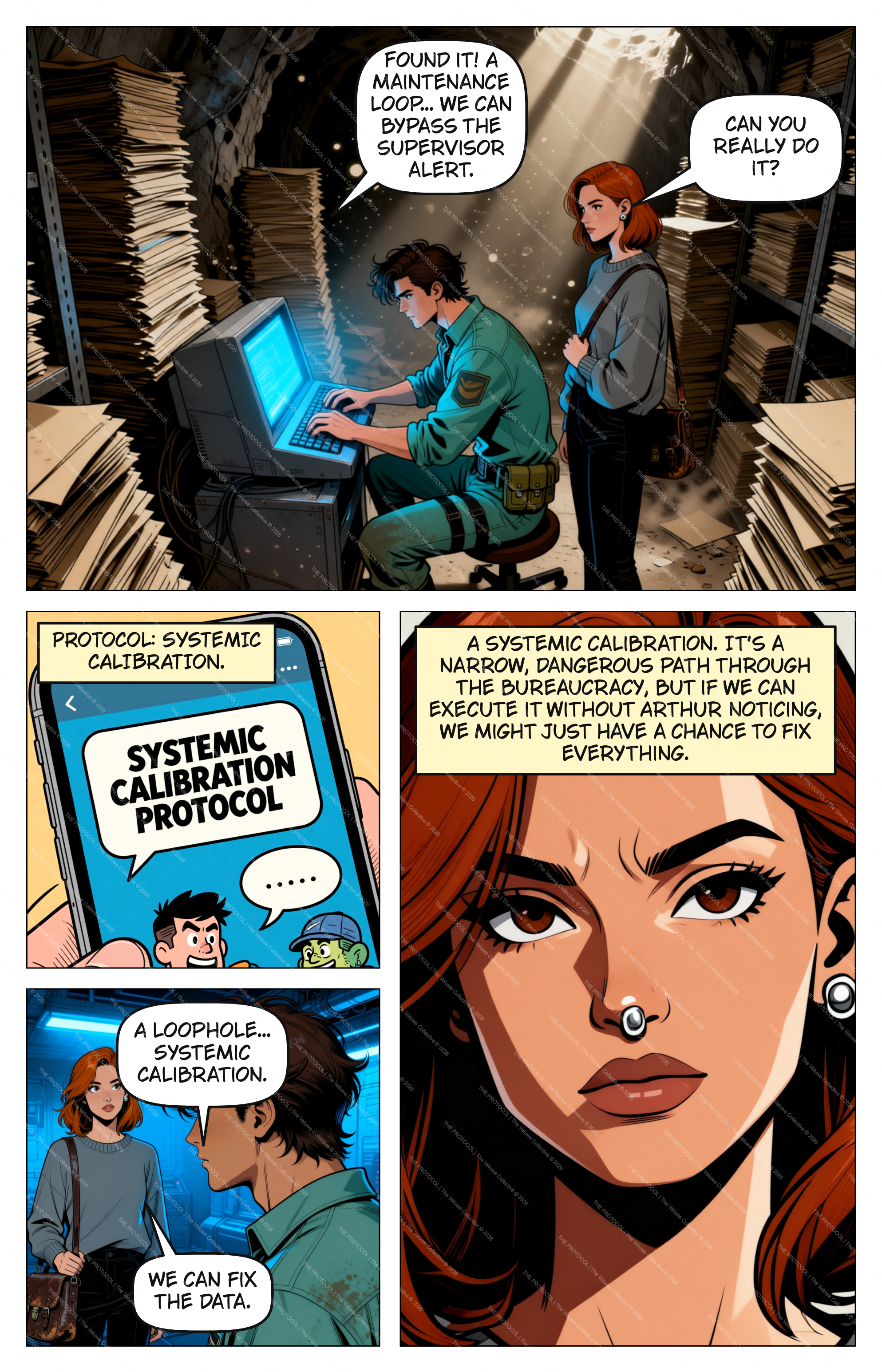 Comic page 3 — maintenance loophole discovered